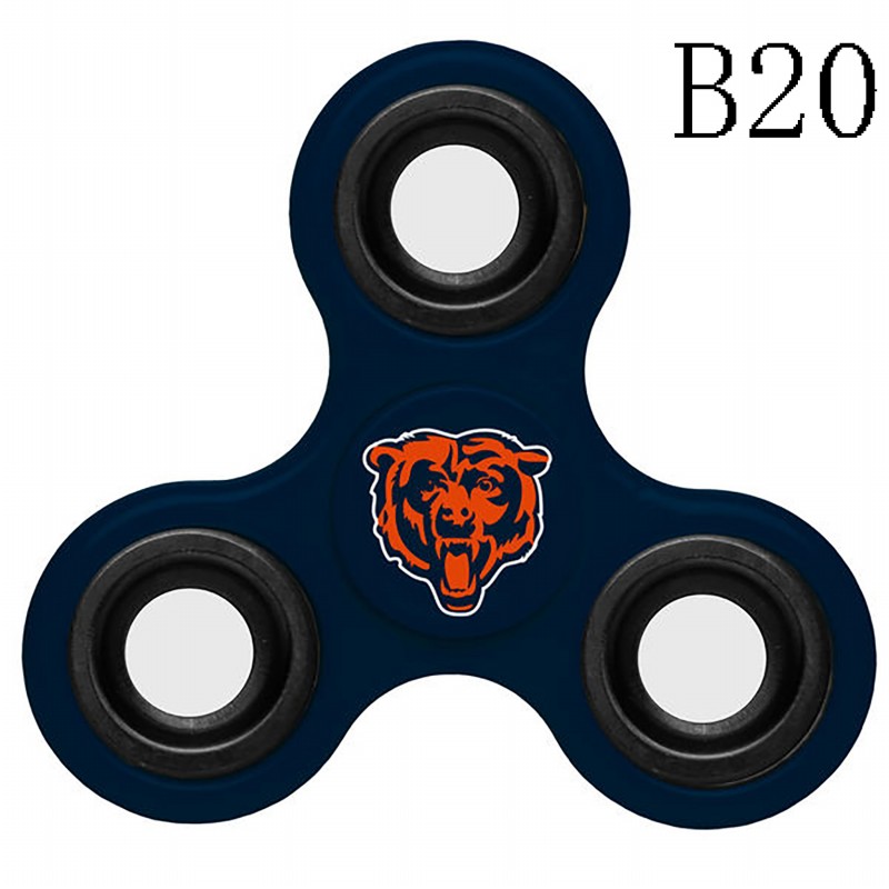 USA football 3 way fidget spinner-168